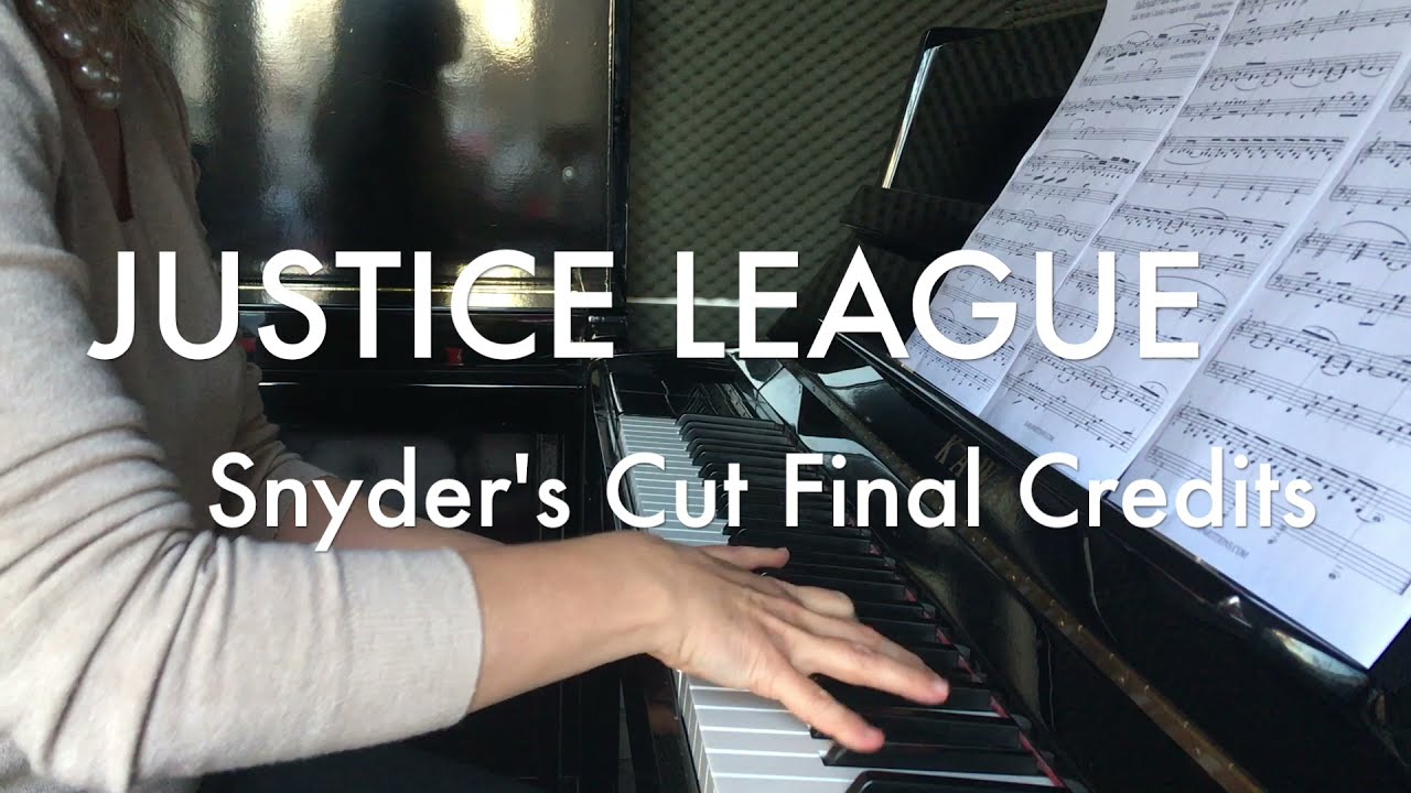 HALLELUJAH PIANO IMPROVISATION - Zack Snyder Justice League final credits / full piano sheet
