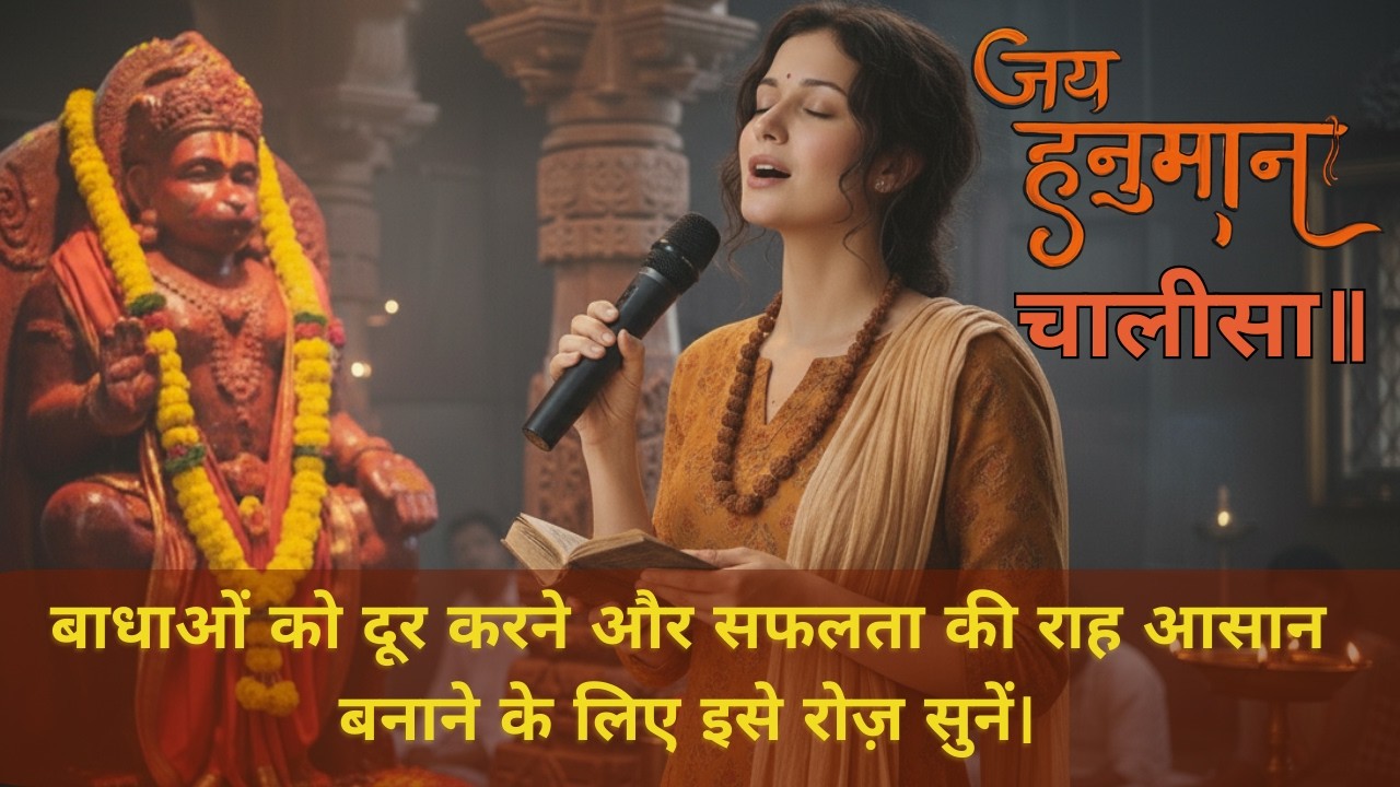 हनुमान चालीसा – सुनते ही मन शांत, संकट दूर | Powerful Hanuman Chalisa for Protection & Success 🔱
