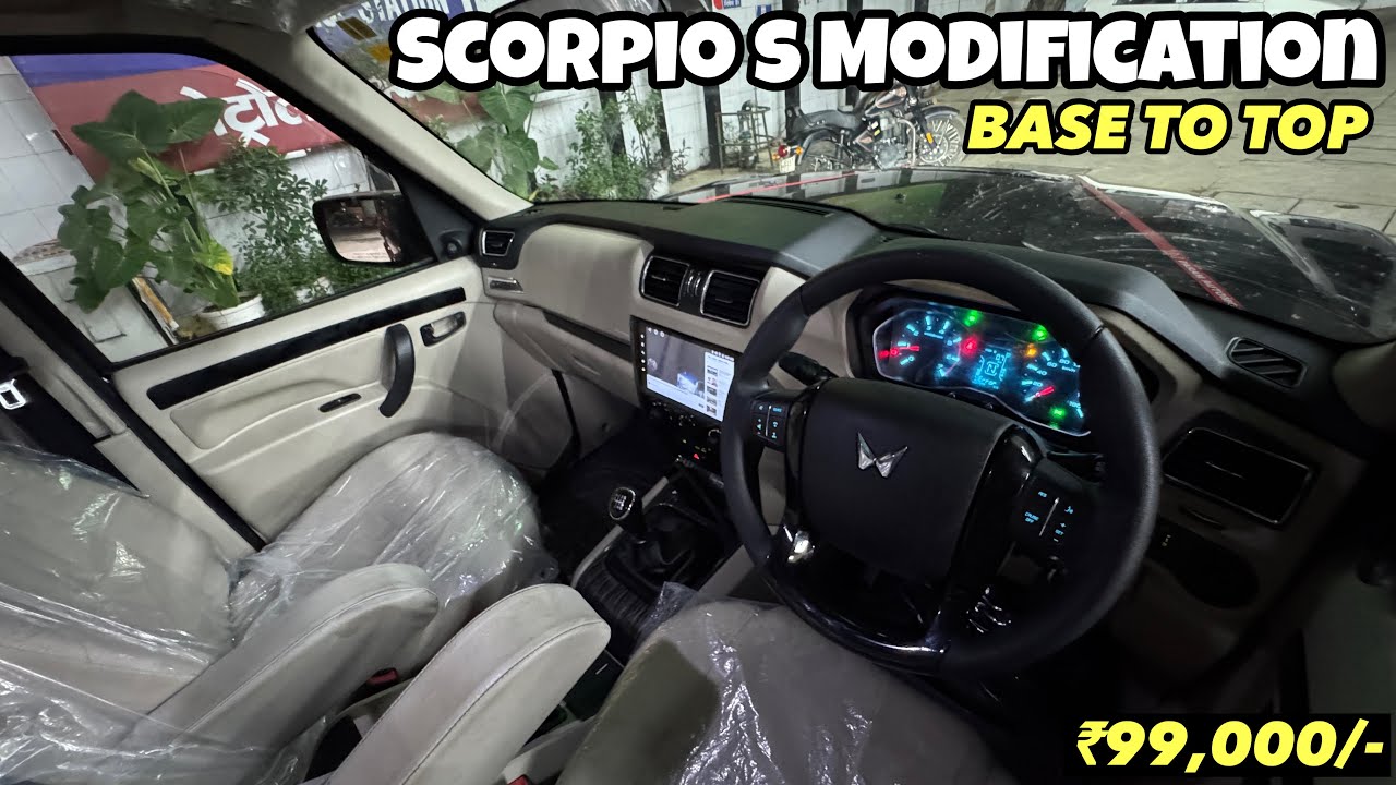 2025 Scorpio Classic S to S11 Modified ✅😱 Scorpio Classic Base to Top Modification with Price ✅💥