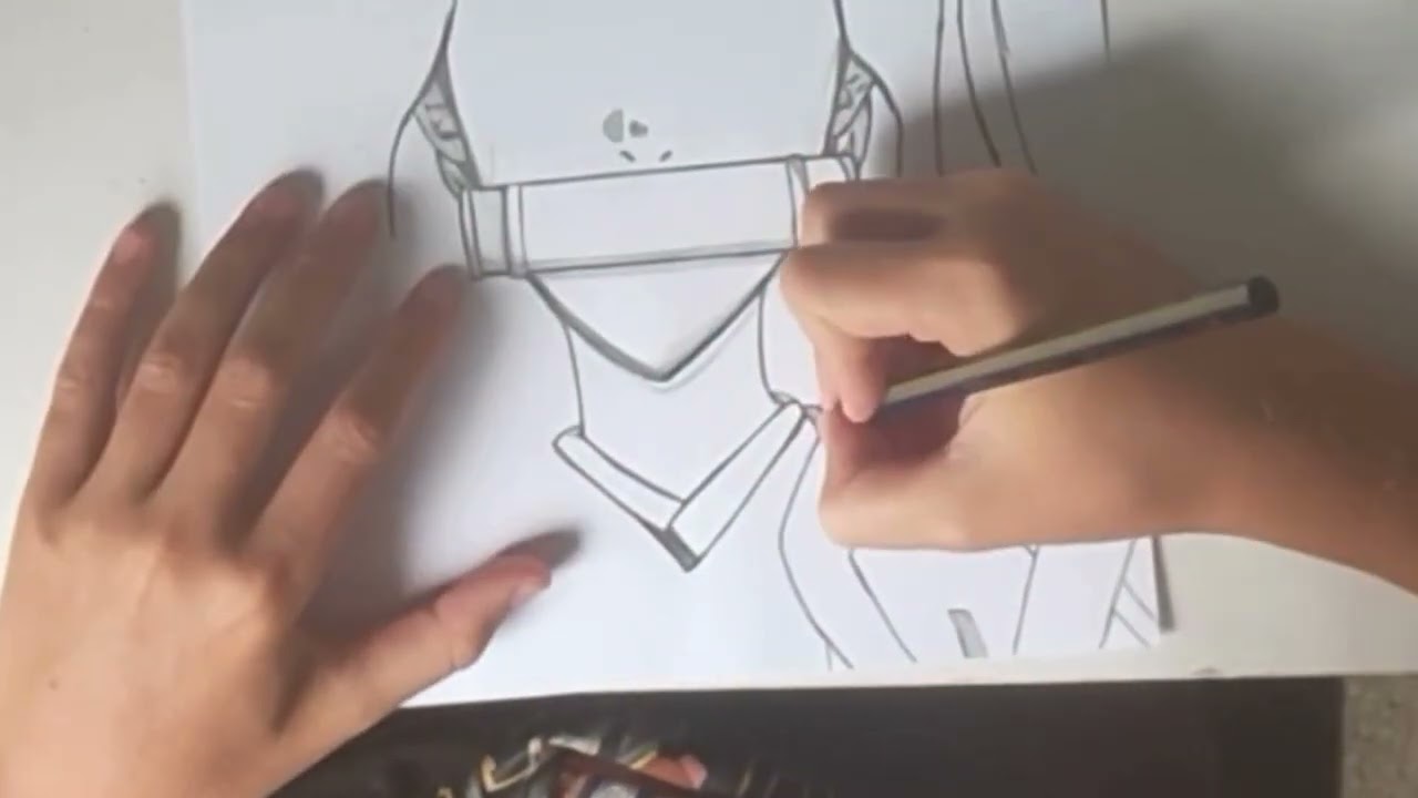 How to Draw Nezuko Kamado from Demon Slayer