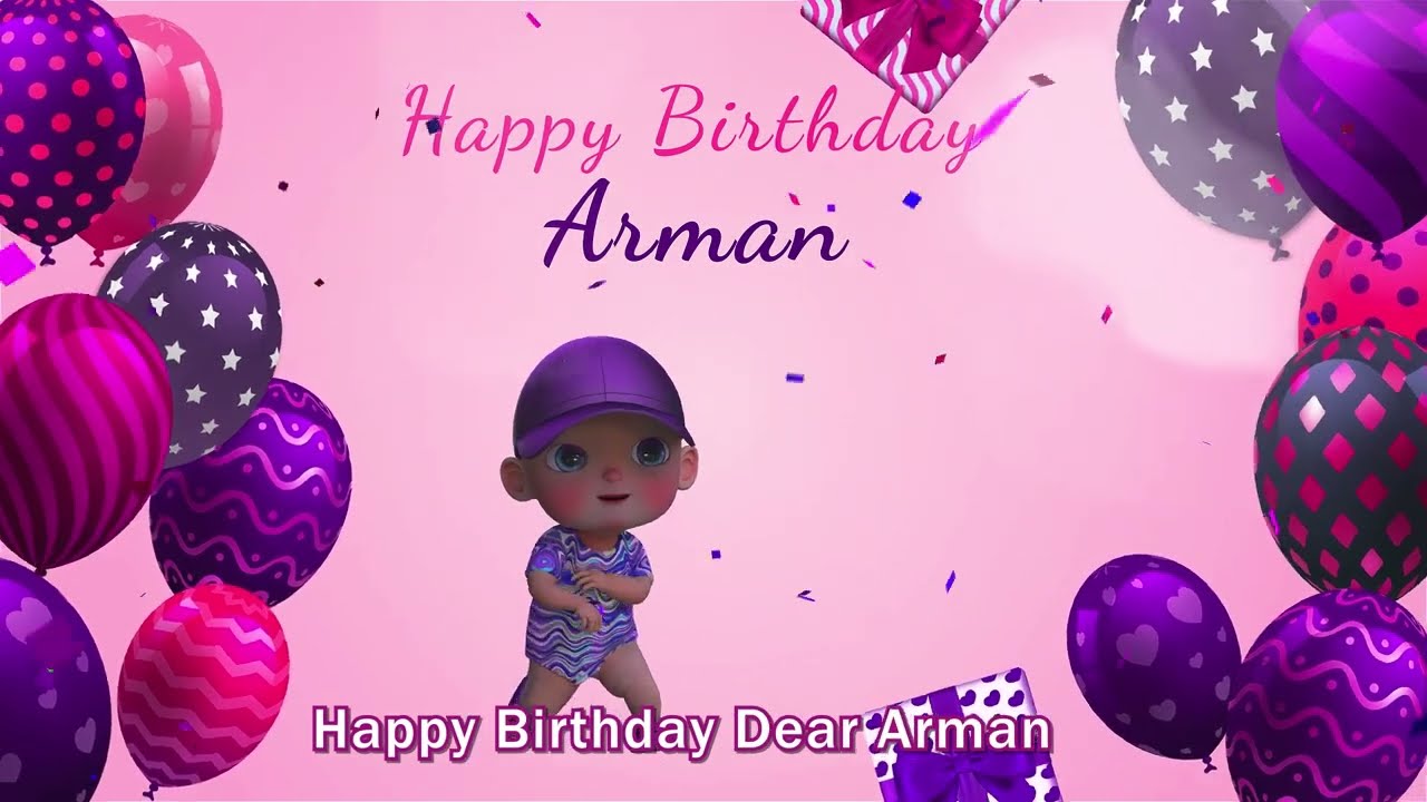 Happy Birthday Arman | Arman Happy Birthday Song | Arman