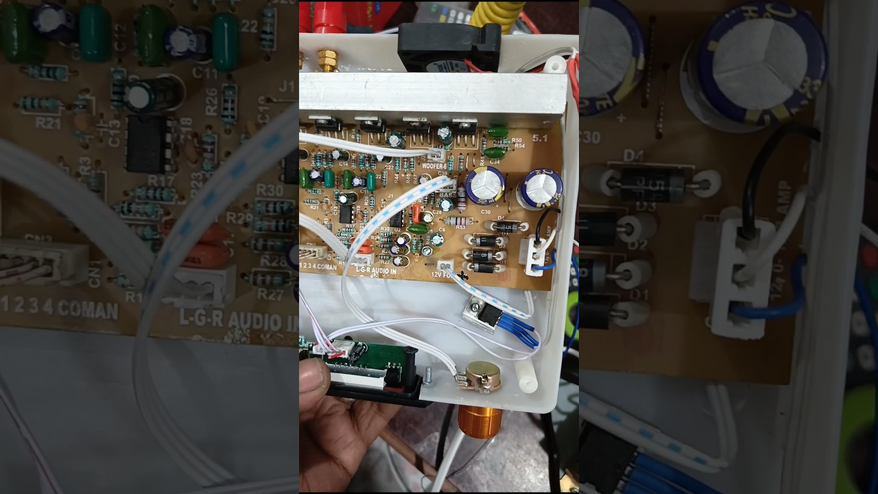 best 5.1 class d amplifier board  amplifier board | home theatre circuit board | #hometheatre