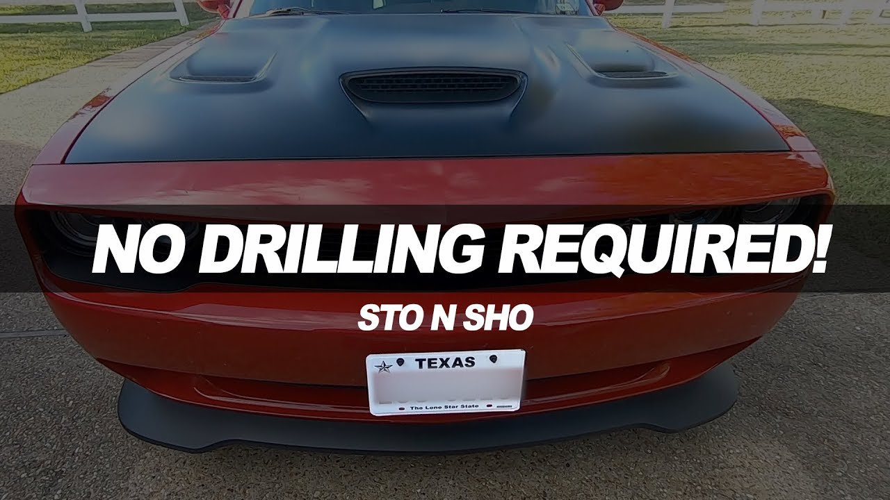 Sto N Sho Front Plate - Hellcat Challenger
