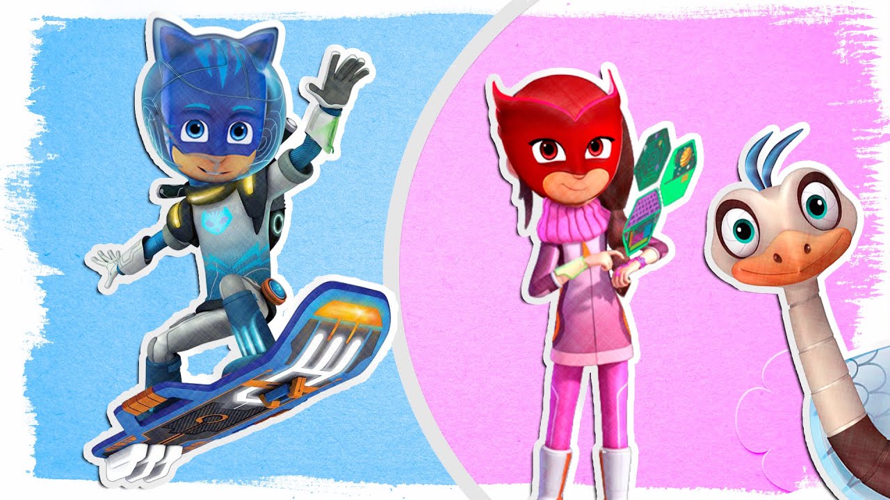 PJ Masks as Miles from Tomorrowland | Fun Coloring Book Videos For Kids