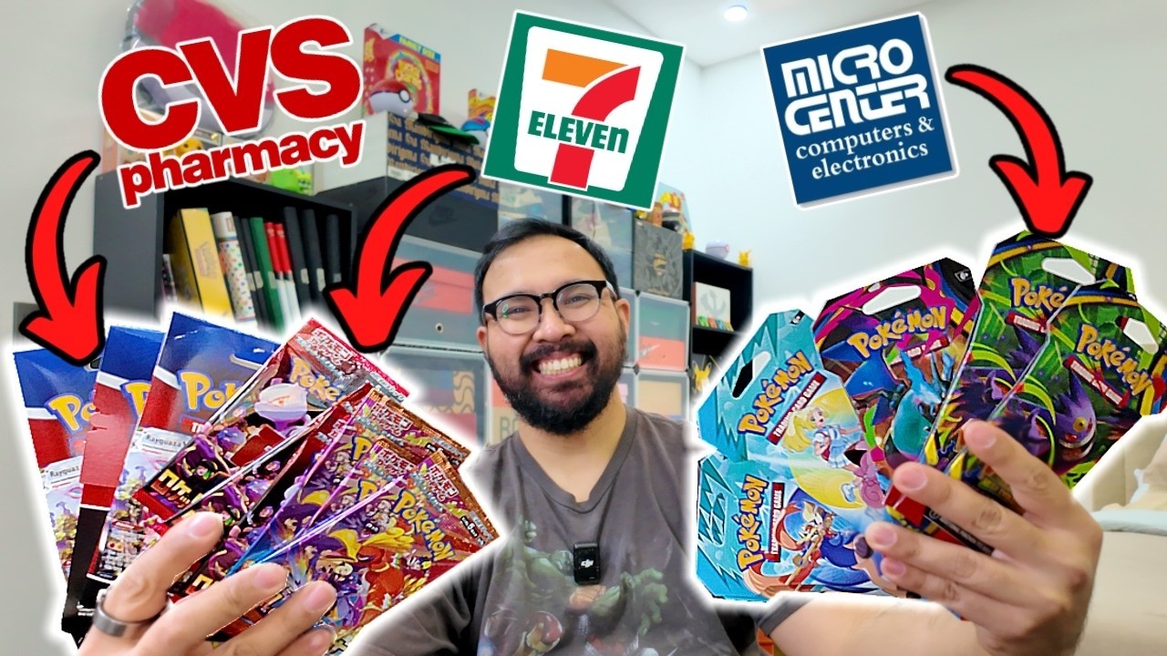 Hidden Pokémon Card Gold at CVS & 7-Eleven?! Random Store Pack Opening in NYC
