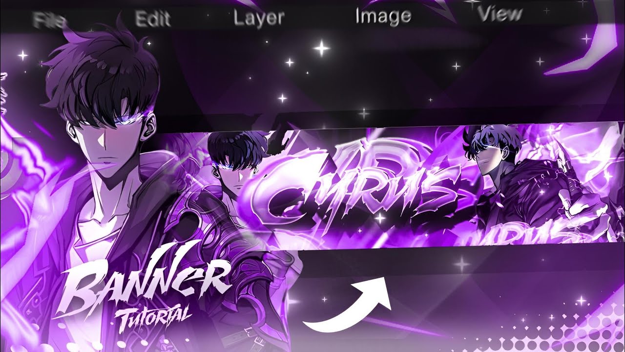 How To Make This Anime Banner On Android | Ibis Paint X Tutorial