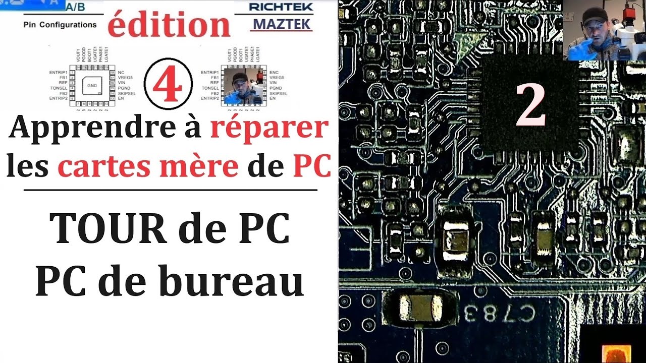 Apprendre à réparer les cartes mères des tours de PC / Ordinateurs de bureau. La suite.