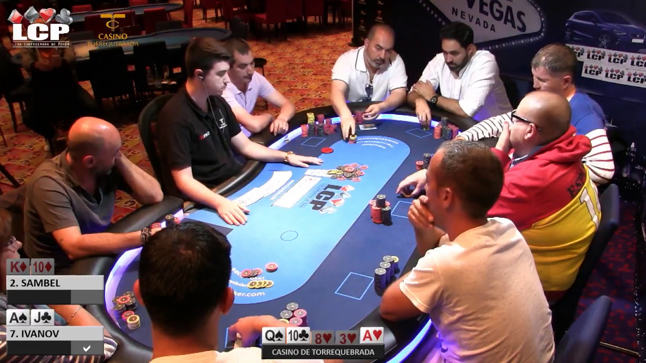 Mesa Final del Main Event de la LCP Casino de Torrequebrada