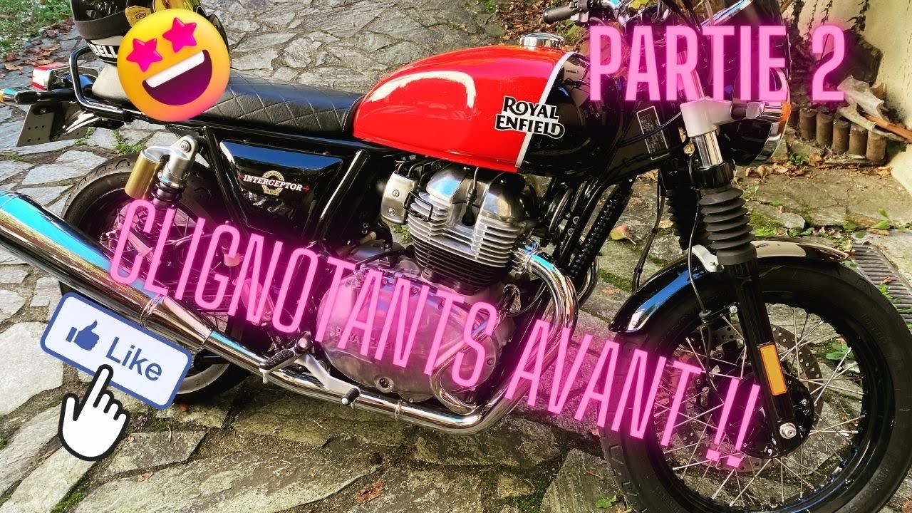 Montage clignotants avant led sur ma Royal Enfield Interceptor 650👍🏻