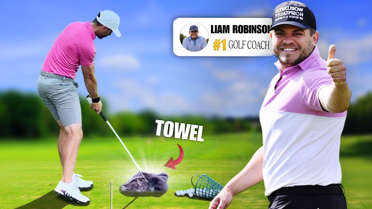 ЛИАМ РОБИНСОН исправил мой удар в гольфе за 15 минут!