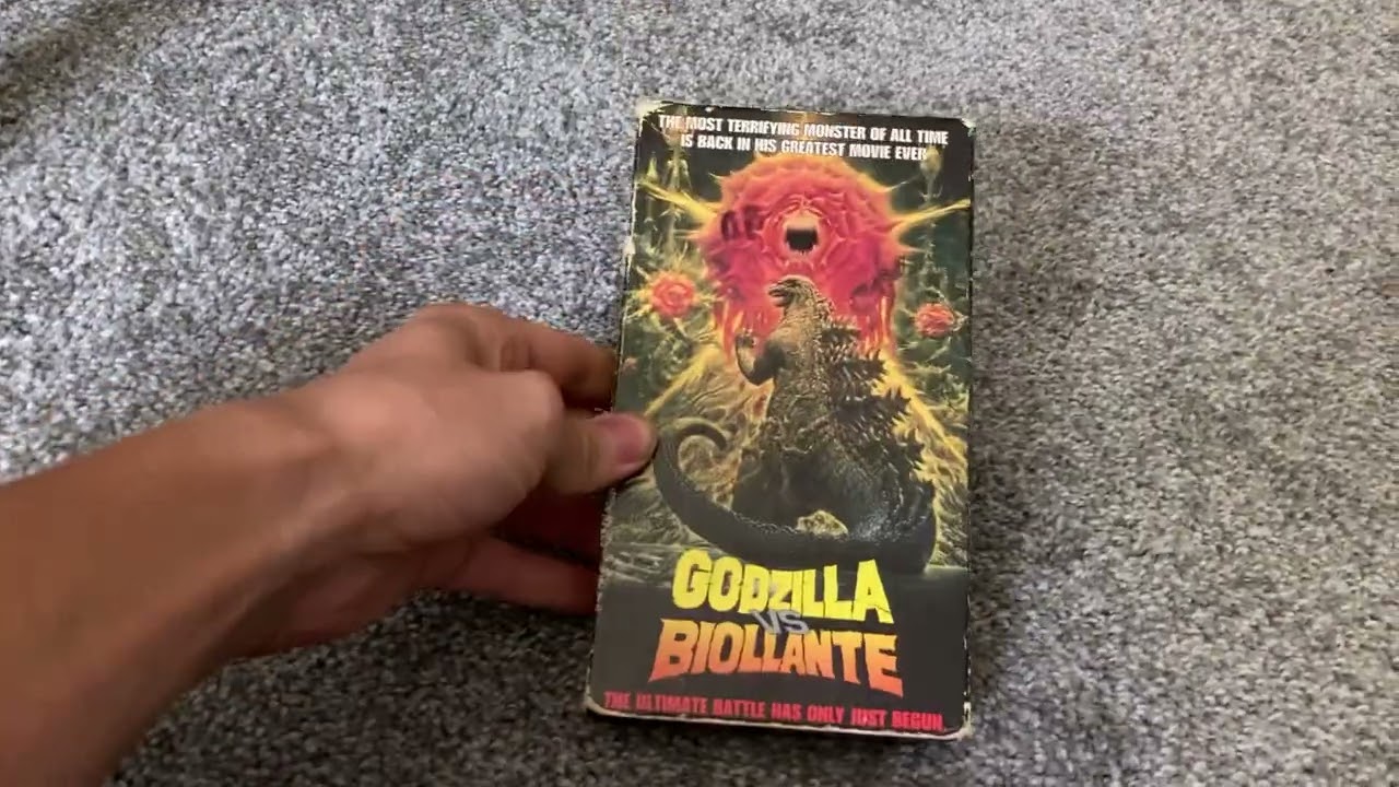 My Godzilla VHS collection