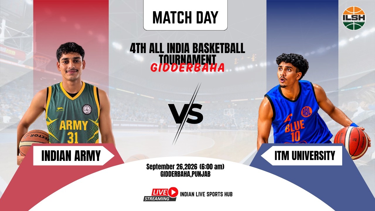 INDIAN ARMY ПРОТИВ ITM CLUB🏀 || 4-Й ВСЕИНДИЙСКИЙ БАСКЕТБОЛЬНЫЙ ТУРНИР, ГИДДЕРБАХА 2026
