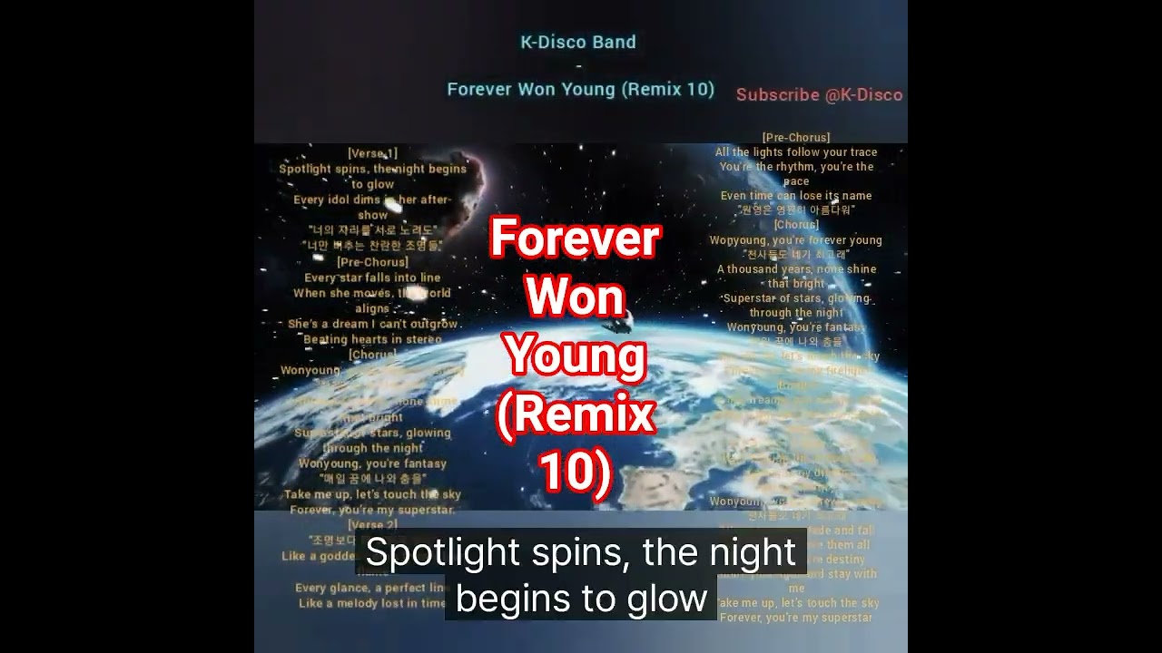 K-Disco Band - Forever Won Young (Remix 10) | #kdisco #kpop #italodisco #eurodance