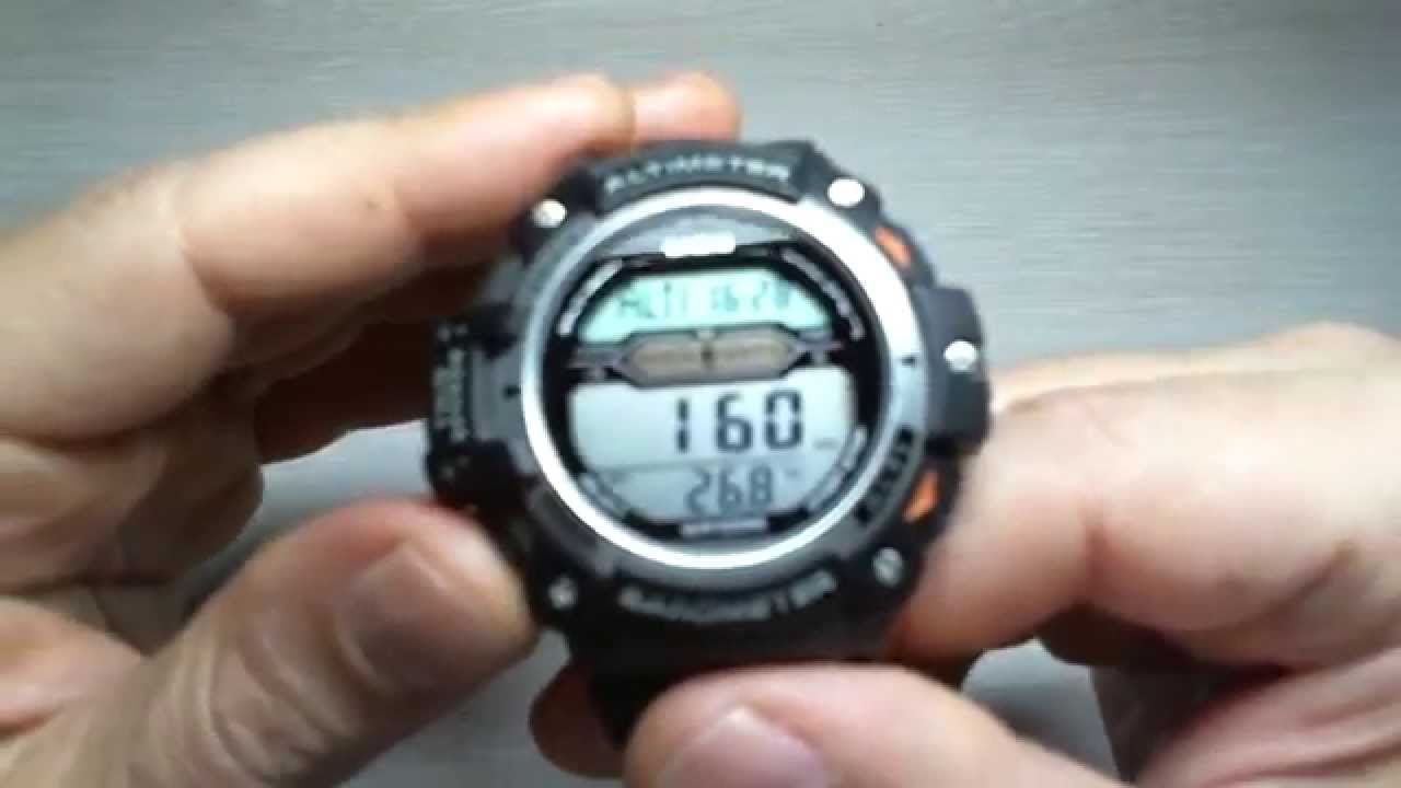 Casio SGW 300H Altimeter Barometer