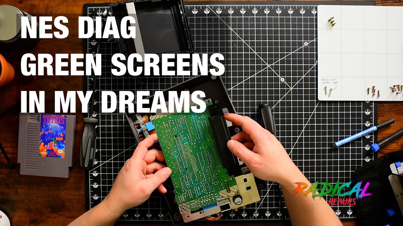 Diagnosing the NES Green Screen - Need to Up My Tetris Game