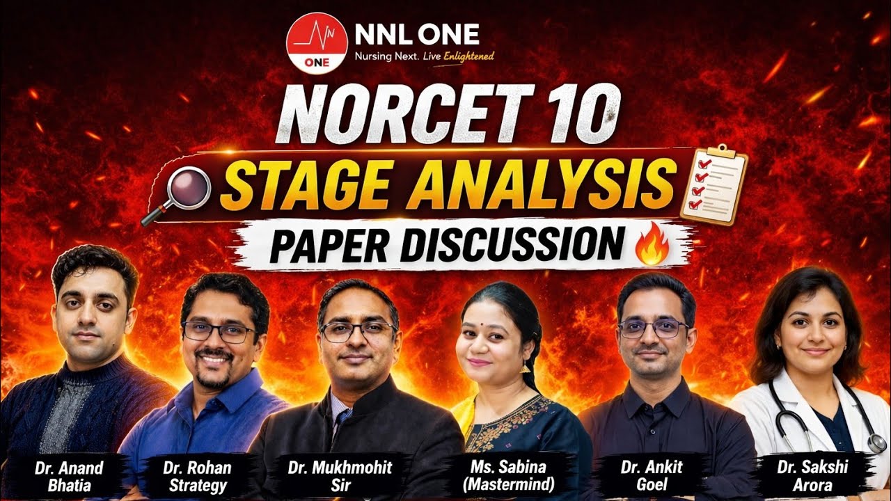 NORCET 10 Stage 1 Paper Analysis | Complete Discussion 