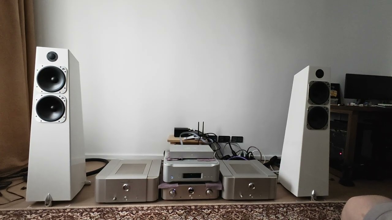 Totem element metal & marantz ma9s2 &sc7s2 & esoteric d02 $ dcs bridge
