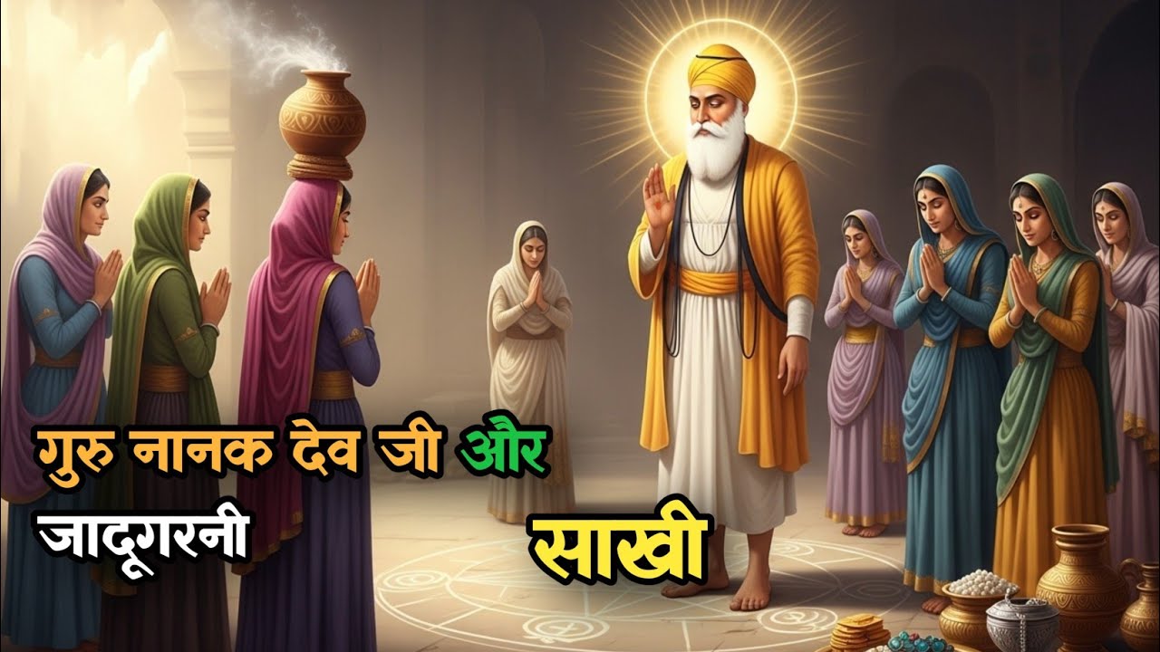 गुरु नानक देव जी और जादूगरनी I गुरु नानक साखी #gurunanksakhi #ruhanidairy 