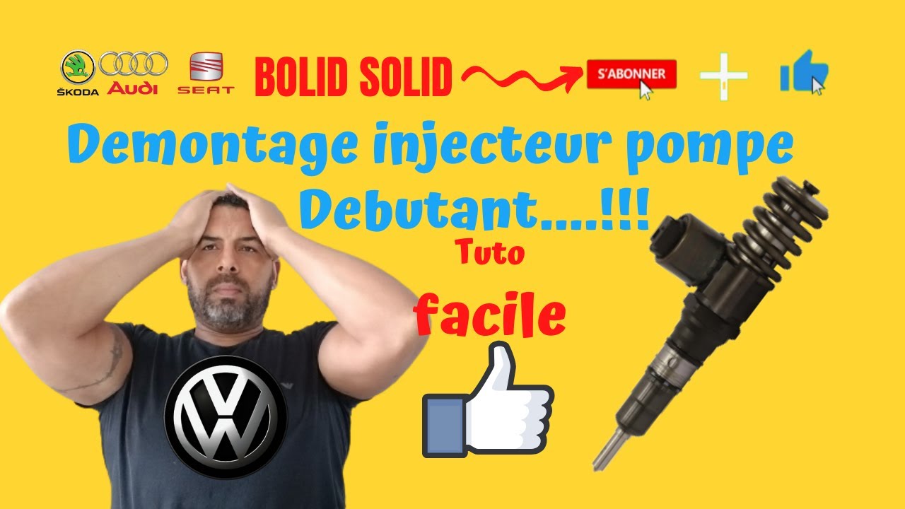 DEMONTAGE DEBUTANT INEJECTEUR POMPE
