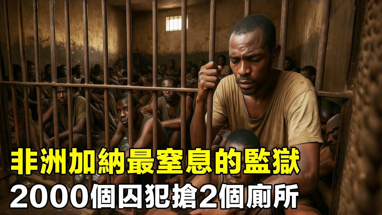 非洲加納最令人窒息的監獄，2000個囚犯搶2個廁所，80%都是冤魂
