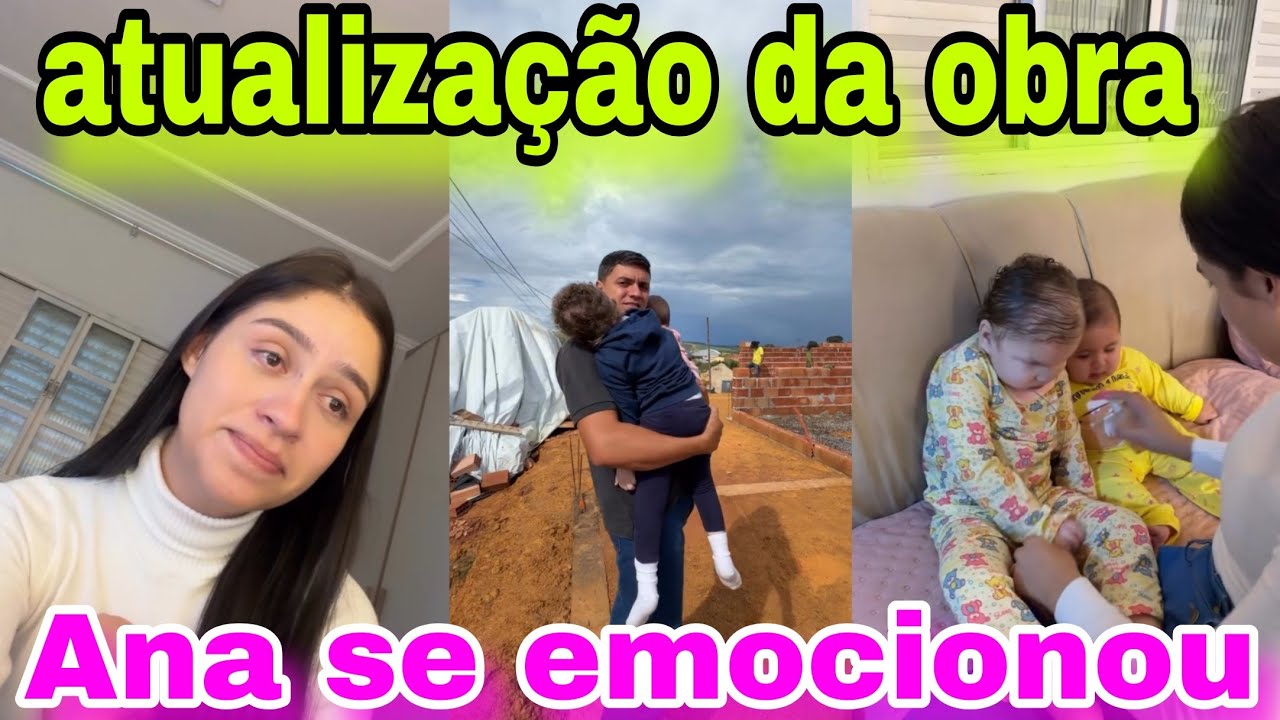 🌟 Ana Vitória mostrou atualização da construção da sua casa e se emocionou 