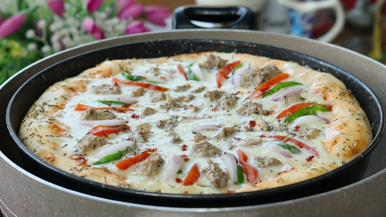 Perfect Homemade Pizza Without Oven Recipe 😍