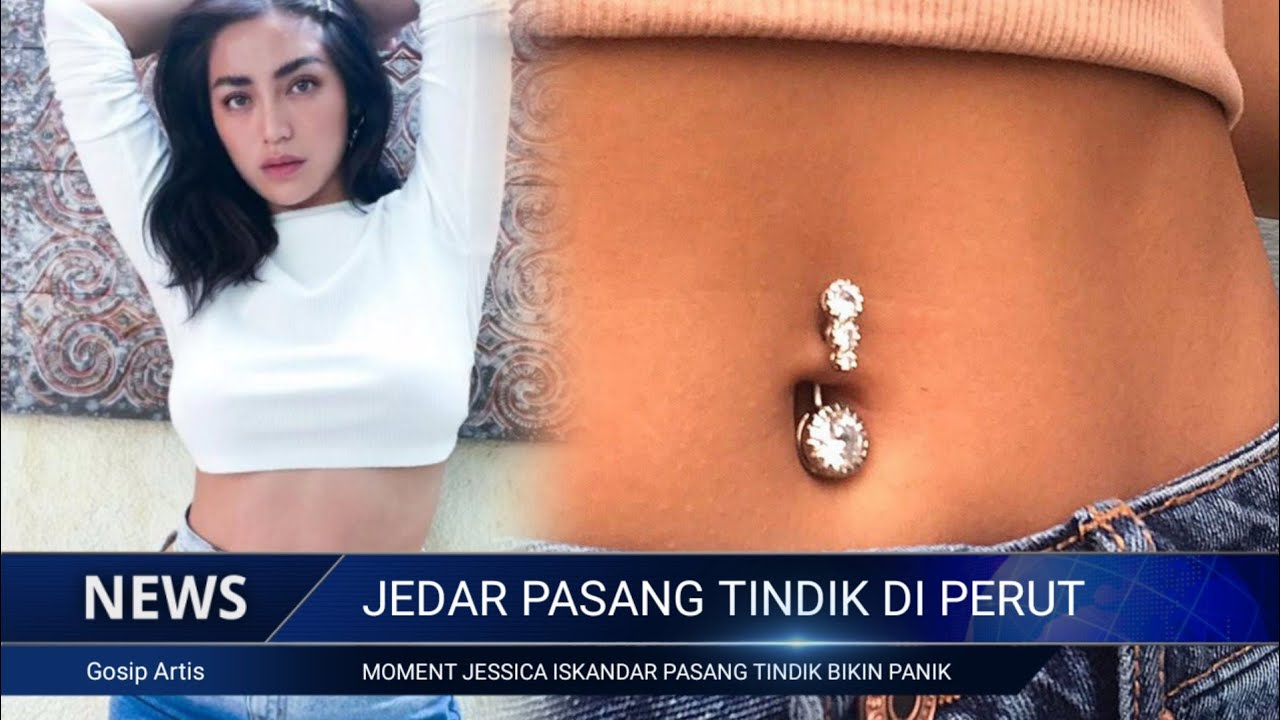 Panik❗Begini Moment Jessica Iskandar Pasang Tindik Diperut Bikin Panik ~ gosip artis hari ini