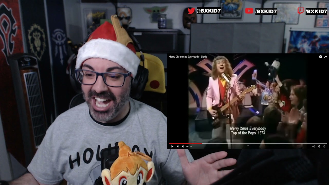 American Reacts to Merry Christmas Everybody - Slade