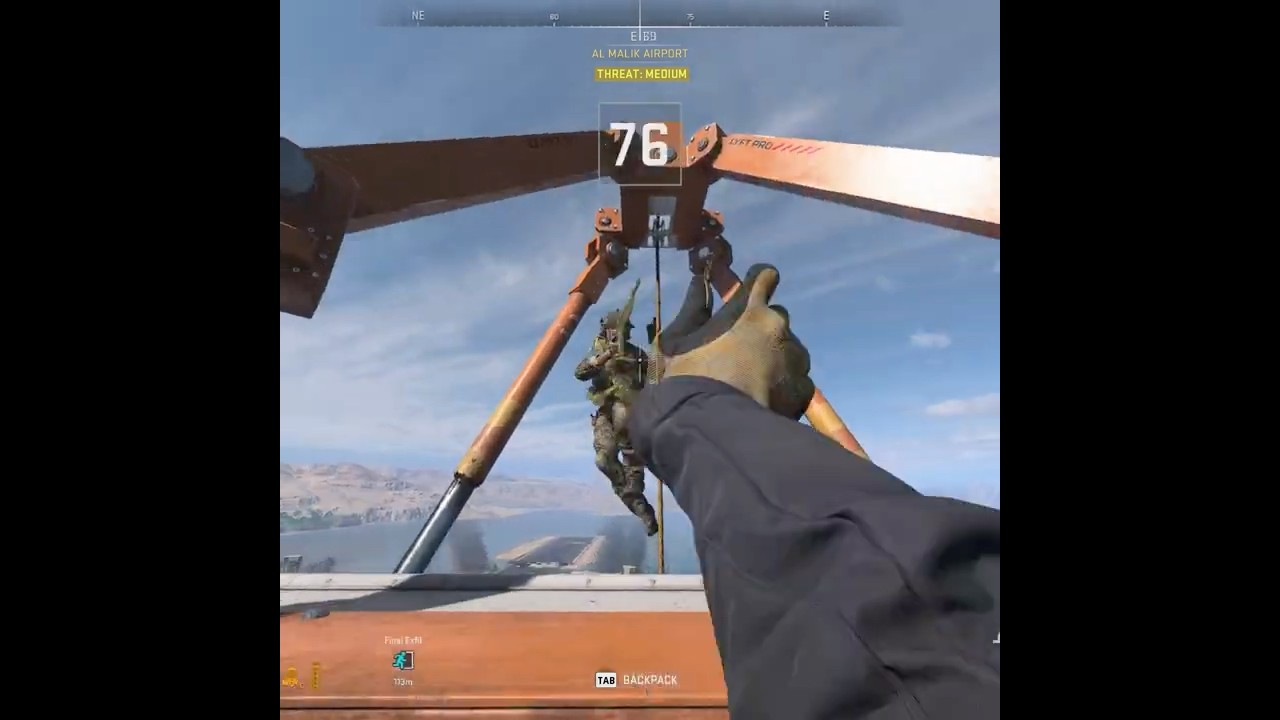 Might have scared him a bit... #dmz #warzone #callofduty