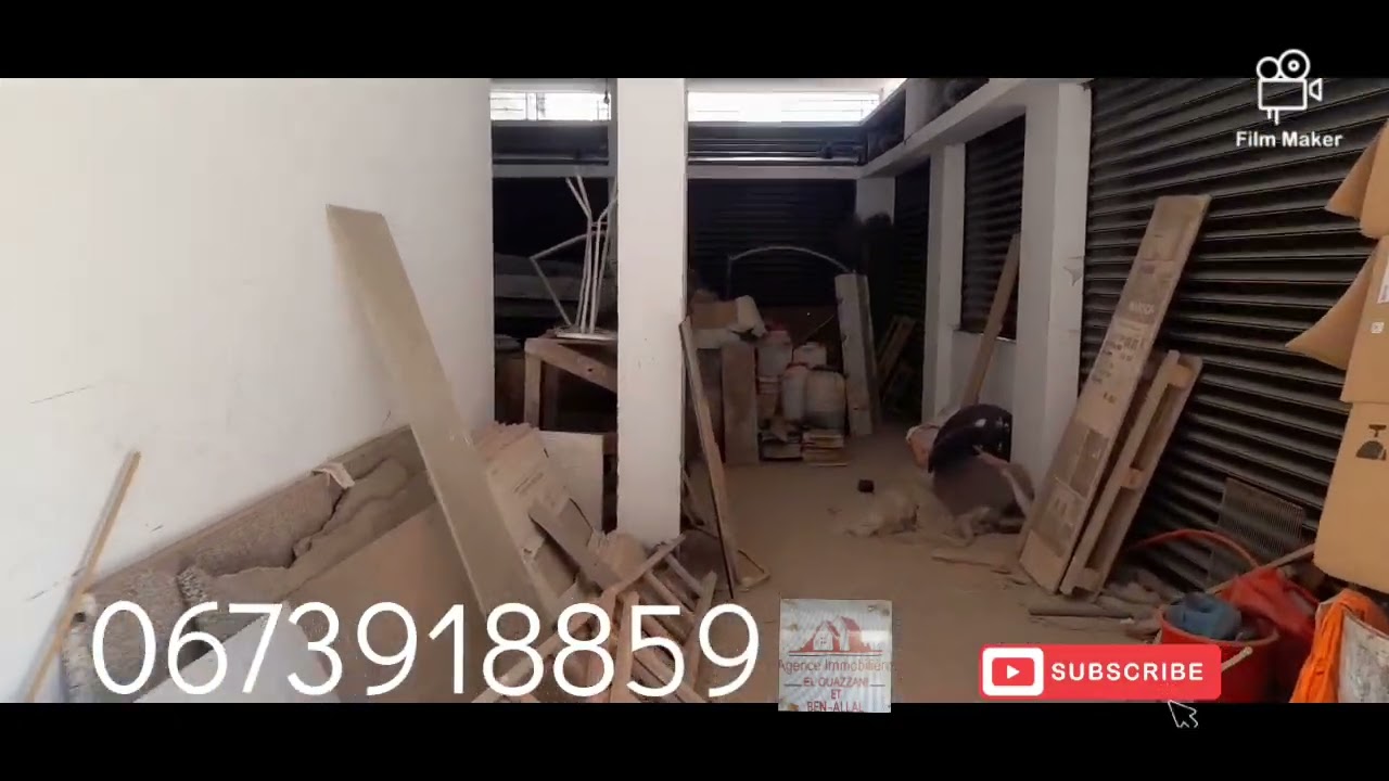 محل تجاري للبيع بحي الوفاق تمارة ثلاث واجهات 0673918859