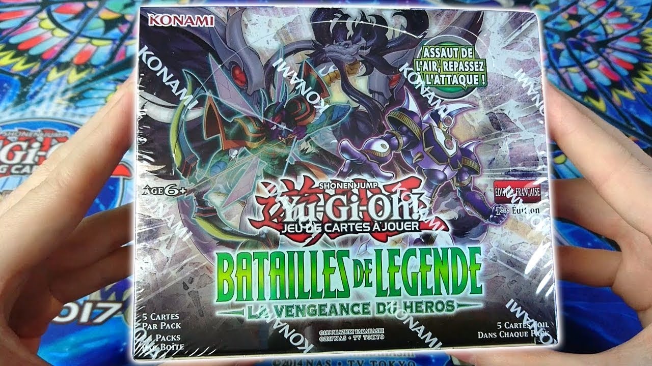 Yu-Gi-Oh! Ouverture BOÎTE de BOOSTERS Batailles de Légende : La Vengeance du HÉROS !!
