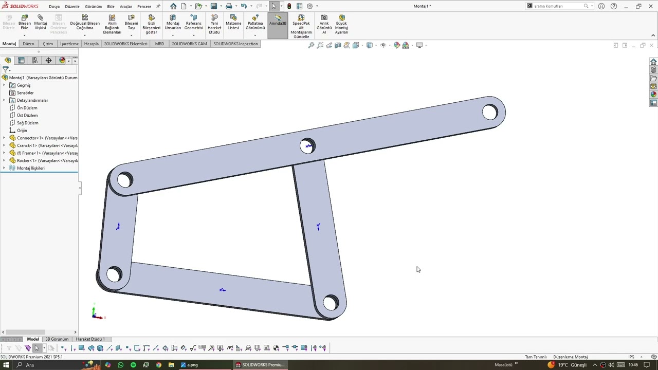 Solidworks Hareket Analizi (Motion Analysıs) -2