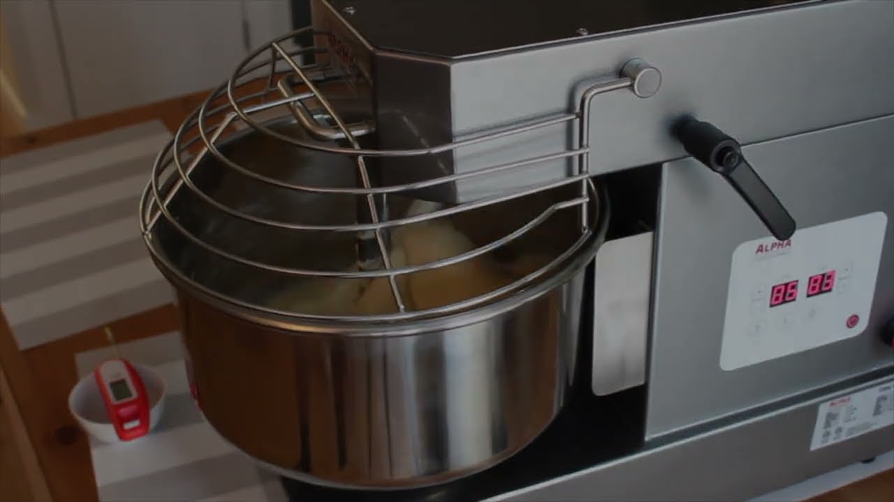 Most Quiet Spiral Mixer, Making Bread Alpha AVS-10T