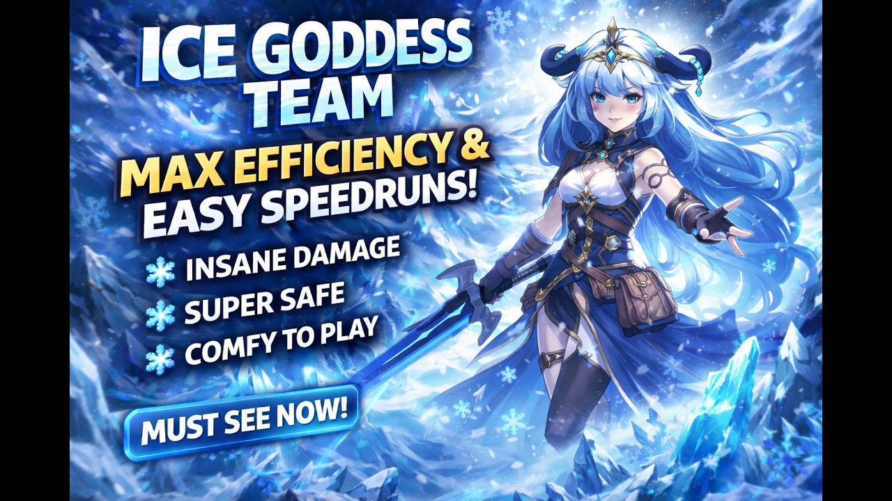 Best Ice Team for Speedruns ❄️ Safe, Fast & Insane Damage in 7DS Origins