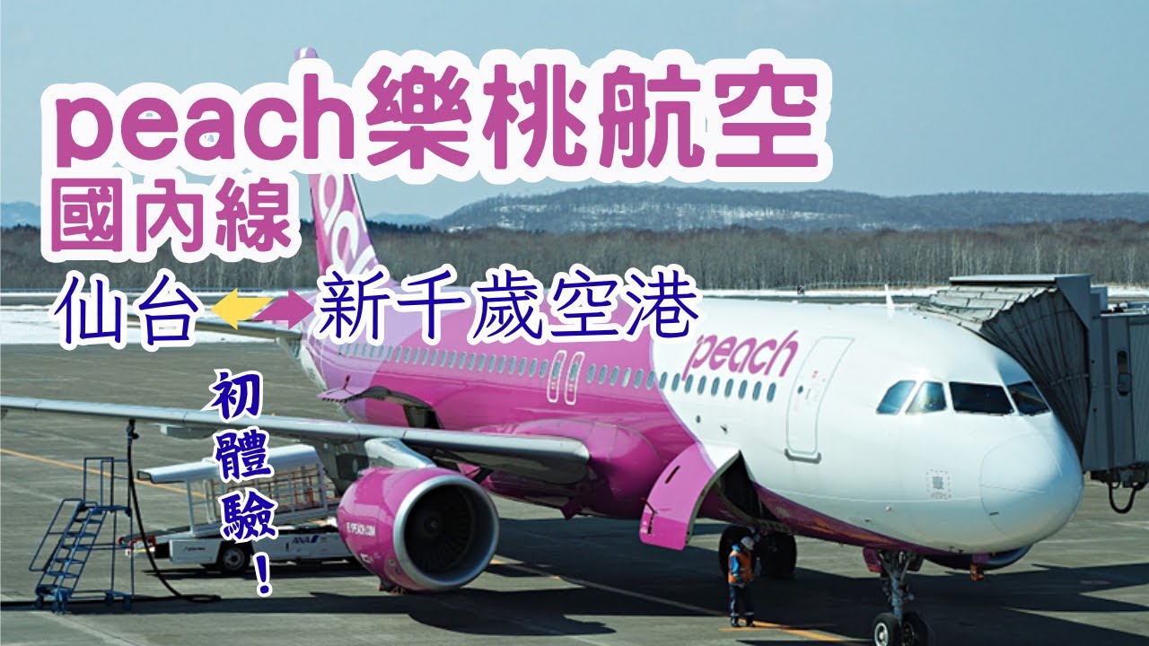 [飛行記錄] PEACH 樂桃航空 國內線 仙台空港 往 新千歲空港 初體驗