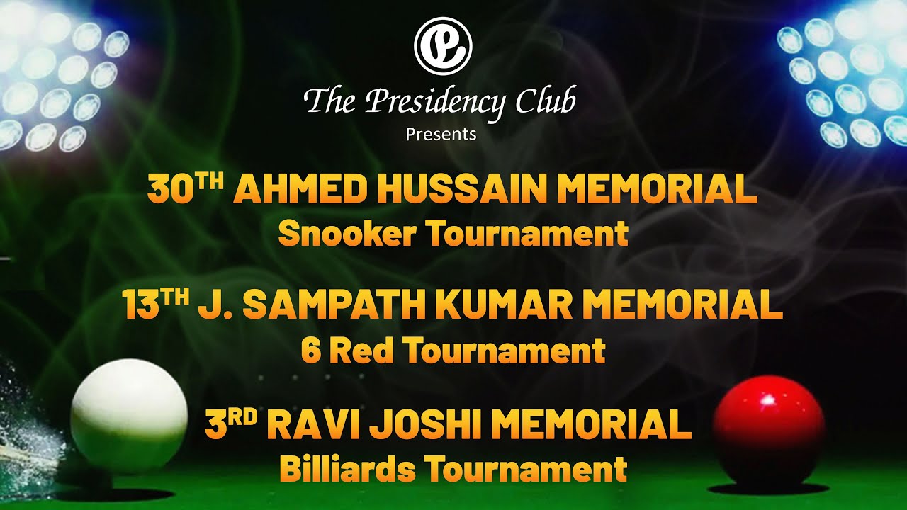 Snooker Tournament 2025 | The Presidency Club