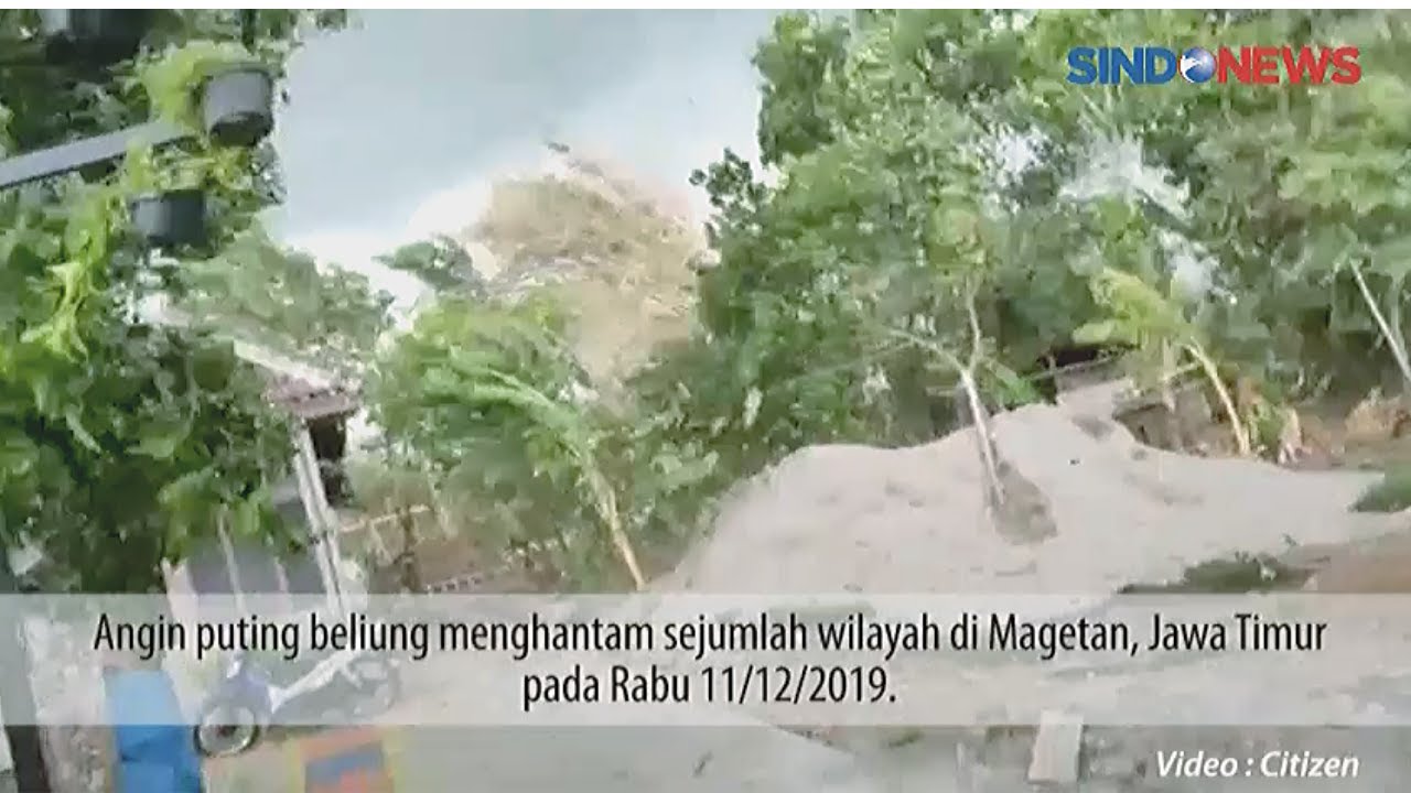 Angin Puting Beliung Hantam Wilayah Magetan