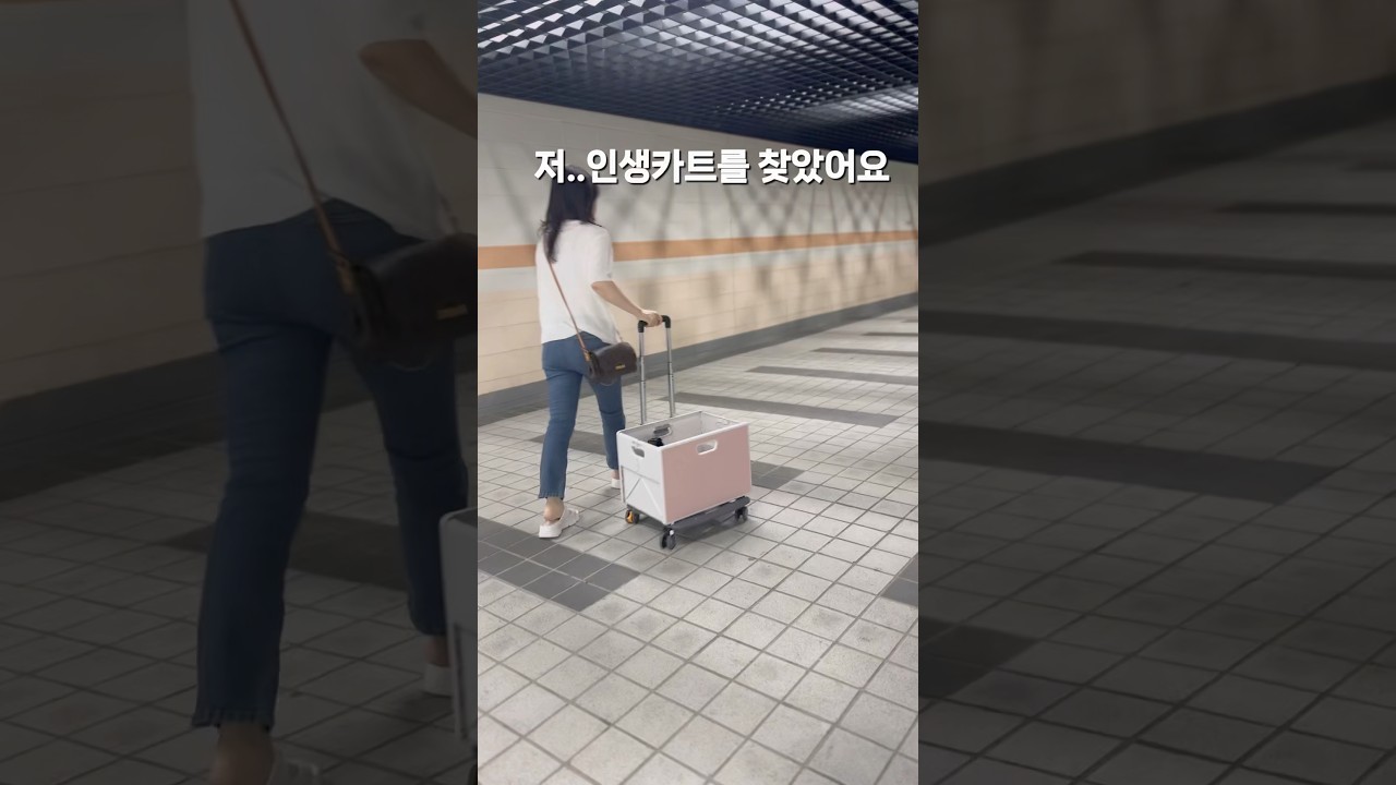저 인생카트를 찾았어요 큐폴드 카트!!!