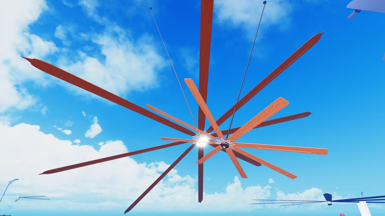 Rare Wobbly Ceiling Fan Industrial Angry | Roblox