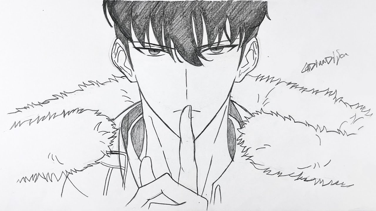How to draw Sung Jin-woo | Easy Step by Step | Solo Leveling