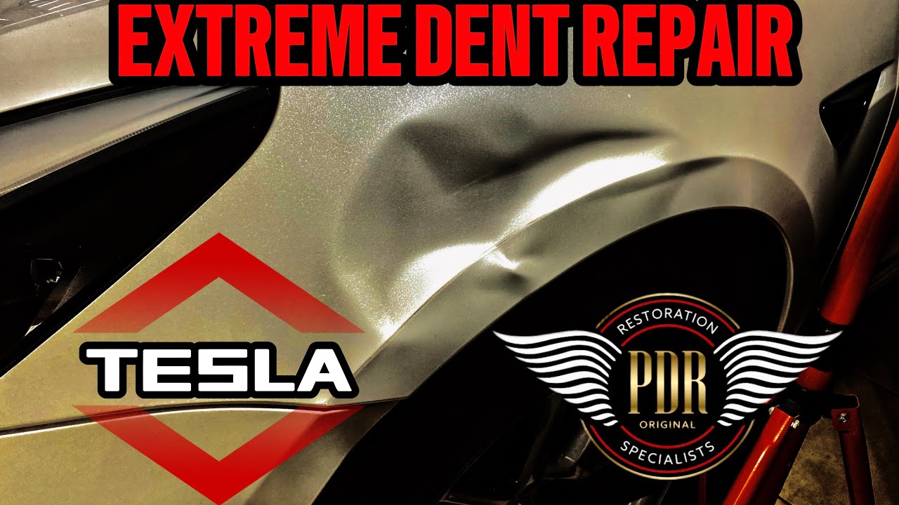 PDR on Tesla | Беспокрасочное удаление вмятин