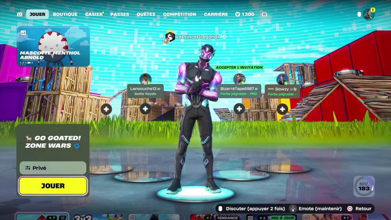 Live fortnite fr