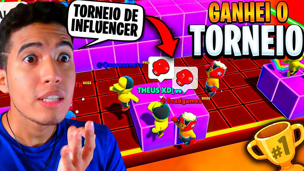JOGAMOS MUITO!! 😱TORNEIO DE INFLUENCIADORES VALENDO W COLORIDO 🔥 #StumbleHoli