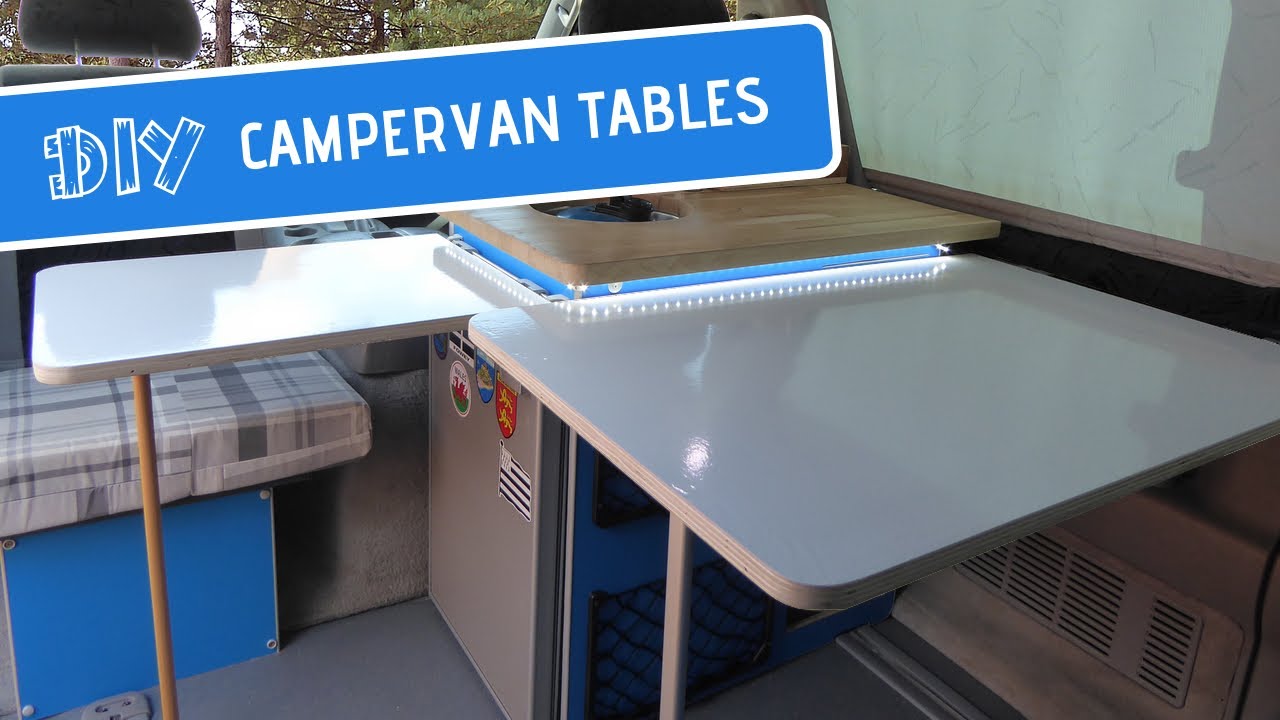 How To Make DIY Campervan Tables