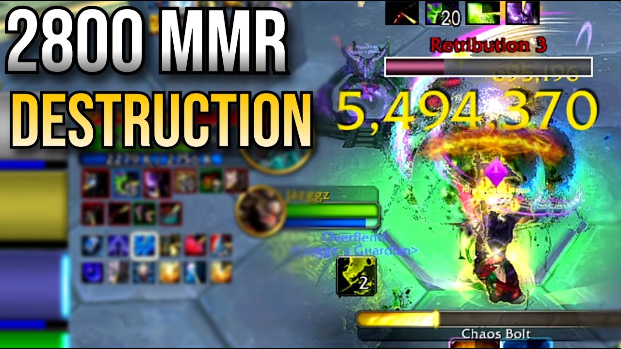 ВЫСВОБОДИВШИЙ ХАОС: ИСКУССТВО УБИЙСТВА В PVP | 2800 MMR WoW Arena