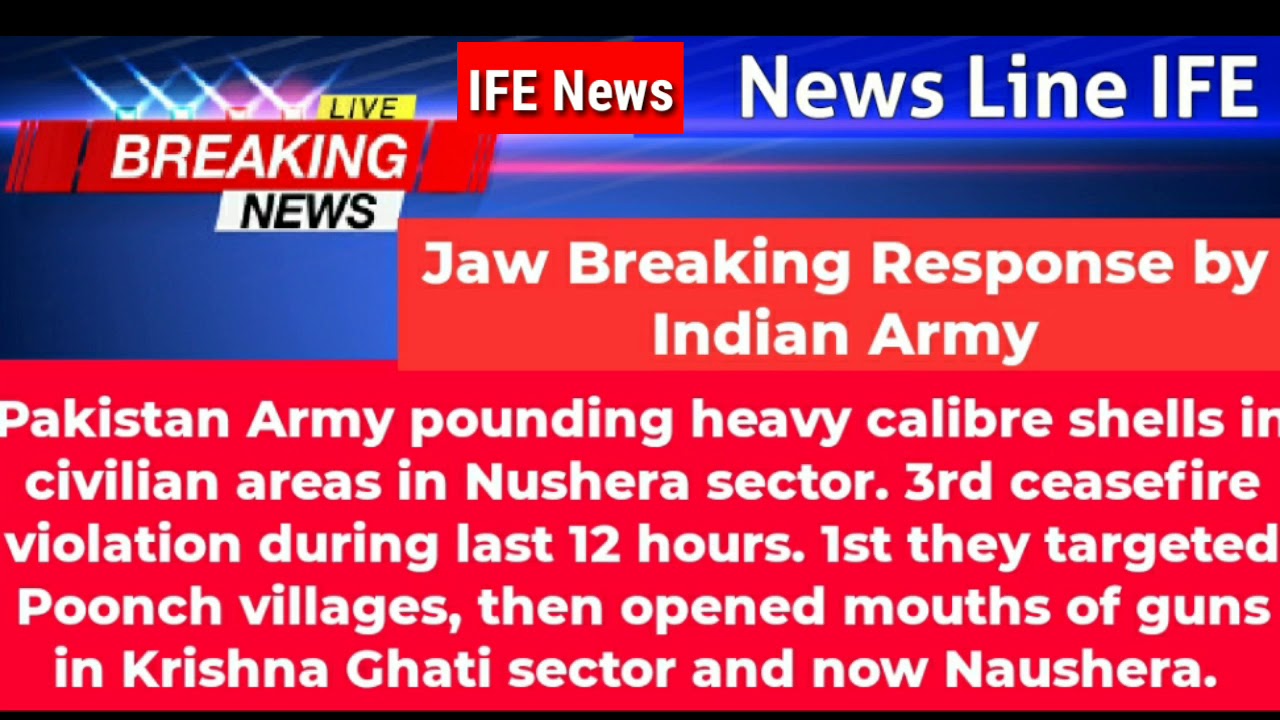 Full Detailed Report : Ceasefire violation by Pakistan along the Line of Control (#LOC)