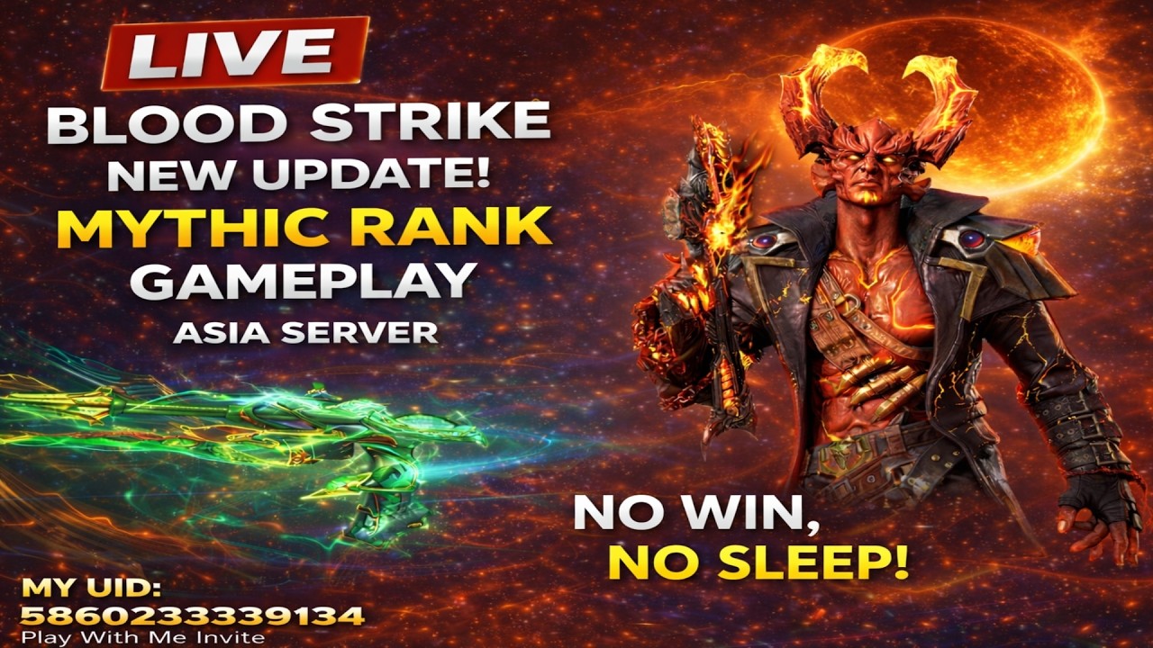 Bloodstrike PC Live Stream | Random Squad Gameplay | No Win No Sleep Challenge 🔥