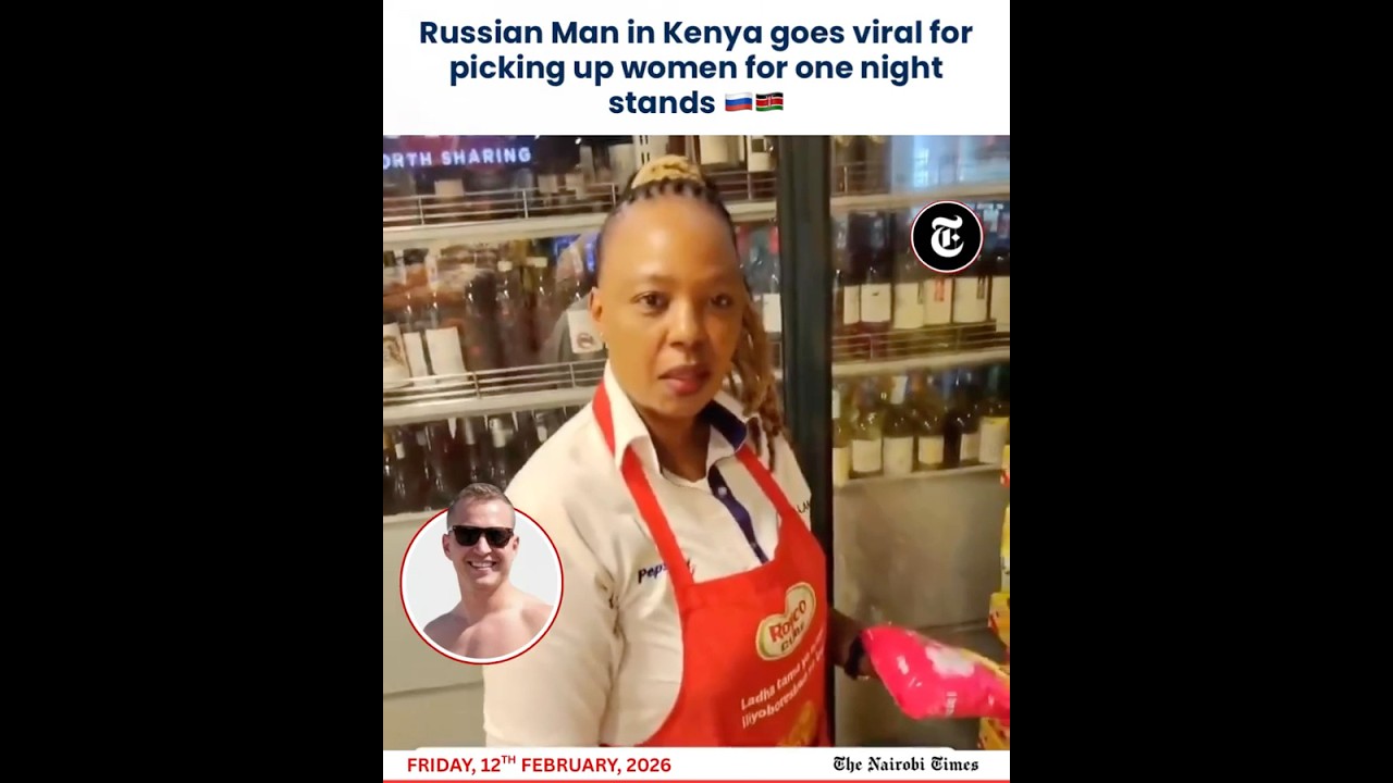 The trending Russian guy in Kenya🇷🇺🇰🇪