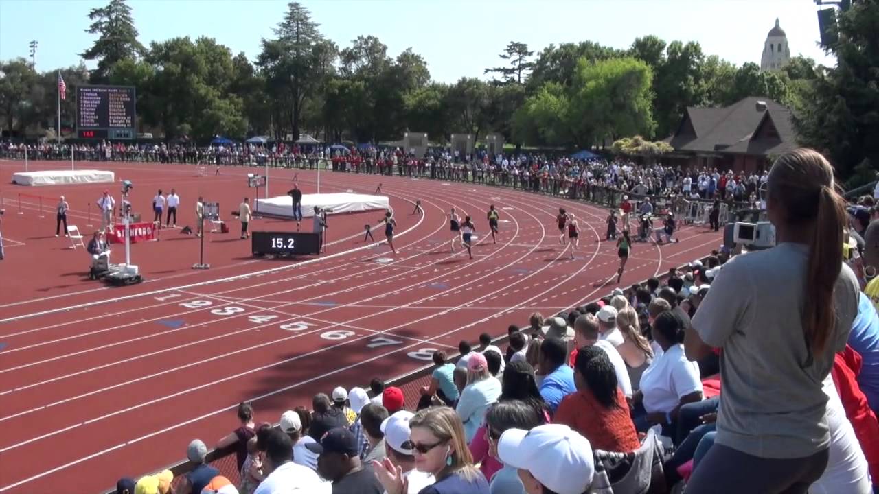 Stanford Invitational 2012, Women 100M Hurdles Final (College Students)