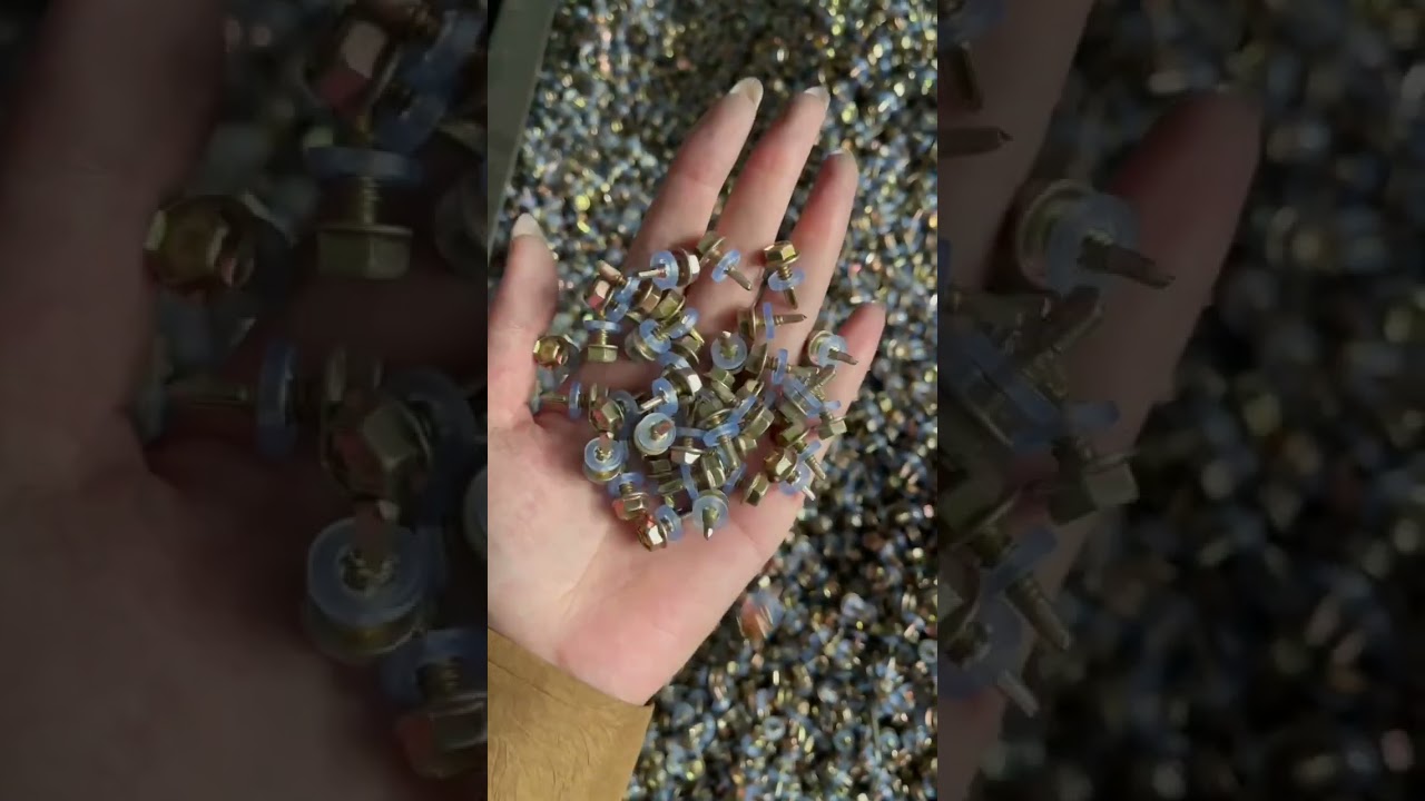 Building Roofing Tek Screws With Rubber Washers Tornillos Hexagonal Hex Head Self Drilling Screws